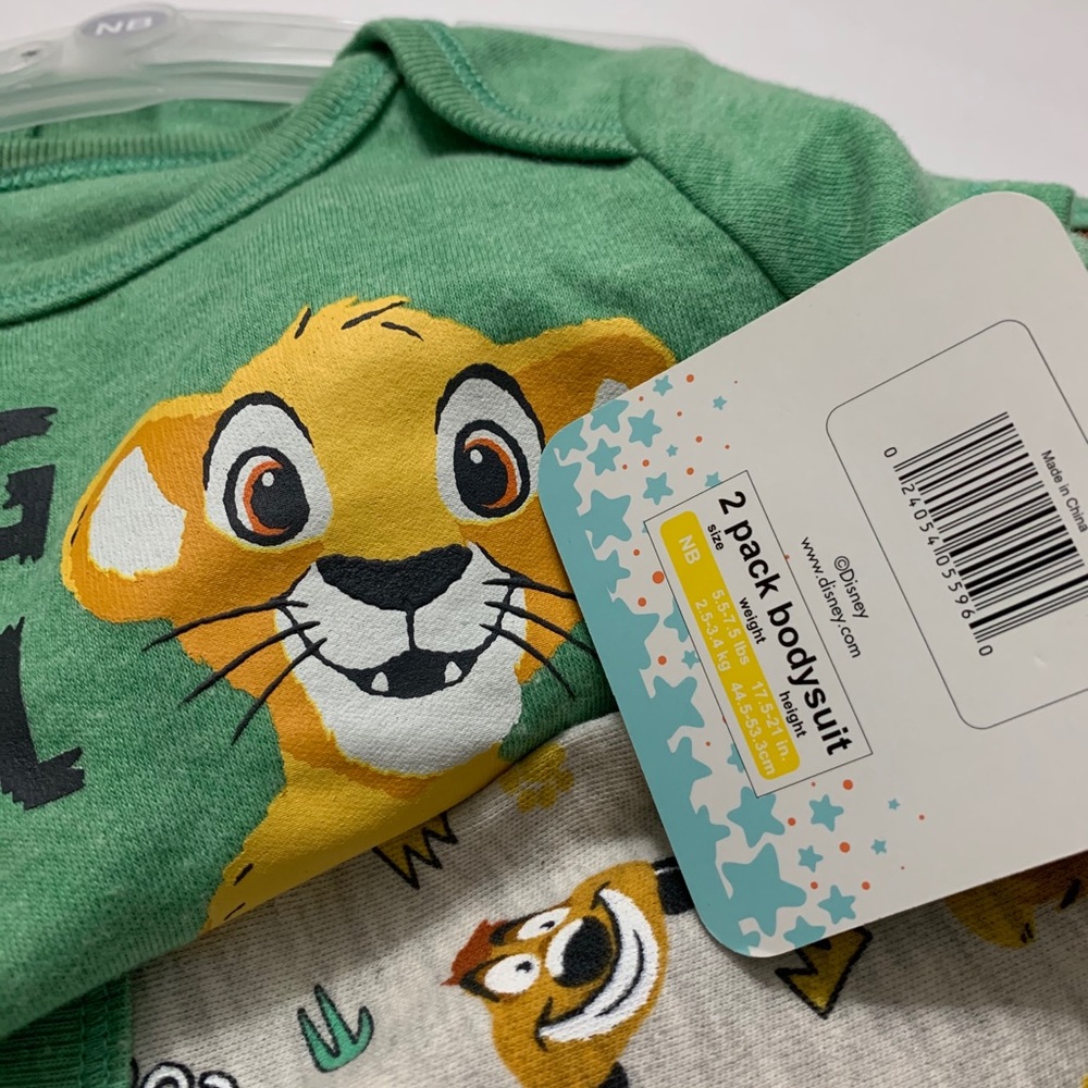 Disney baby 2 pack bodysuit Simba - Picture 8 of 8